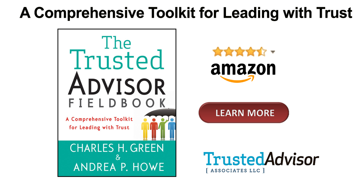 The Trusted Advisor Fieldbook Trusted Advisor Associates Training