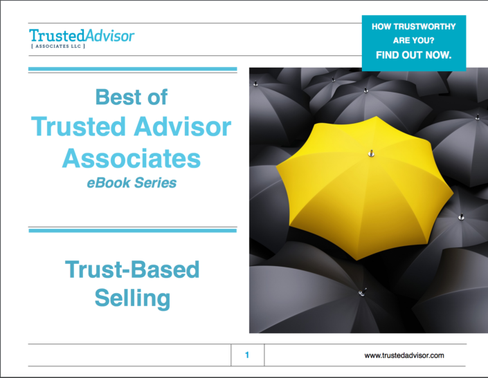 Trust-Based Selling