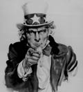 Uncle Sam pointing Finger I Want You