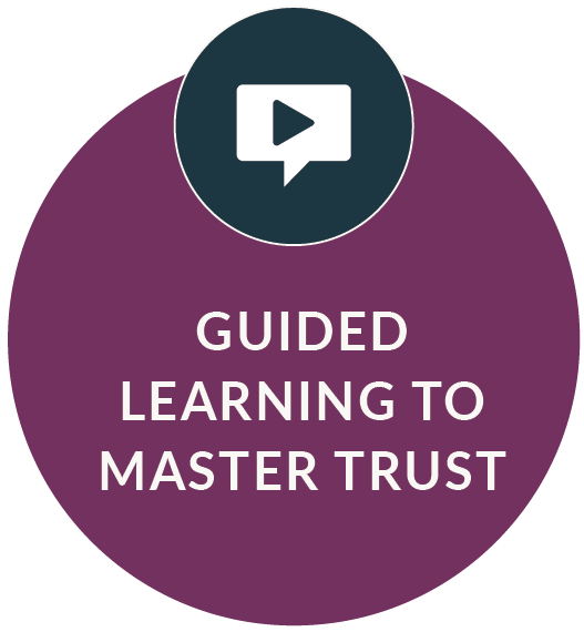 guided learning to master trust icon