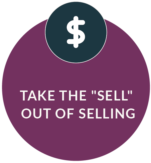 Take the sell out of selling icon
