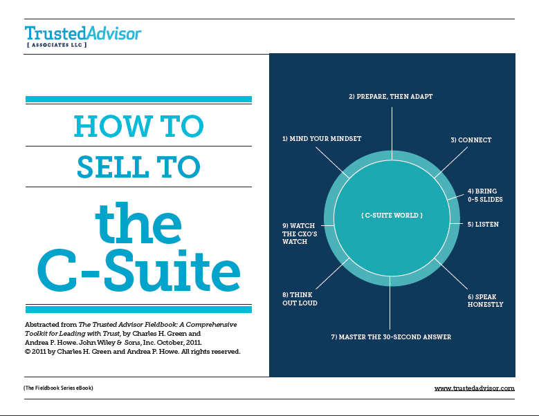 How to Sell to the C-Suite